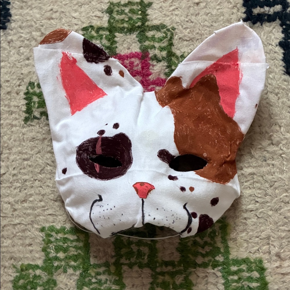 Calico cat therian mask!